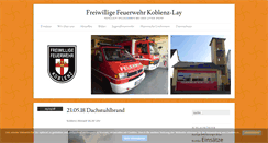 Desktop Screenshot of feuerwehr-lay.de