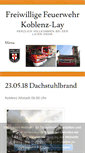 Mobile Screenshot of feuerwehr-lay.de
