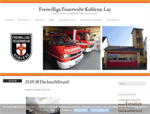 Tablet Screenshot of feuerwehr-lay.de